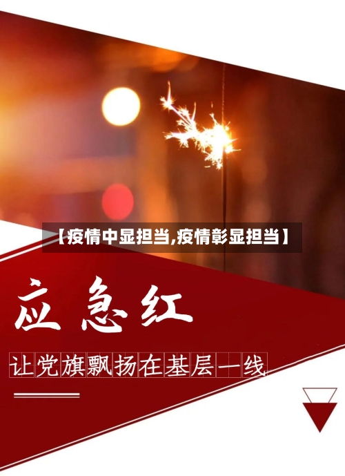 【疫情中显担当,疫情彰显担当】-第3张图片