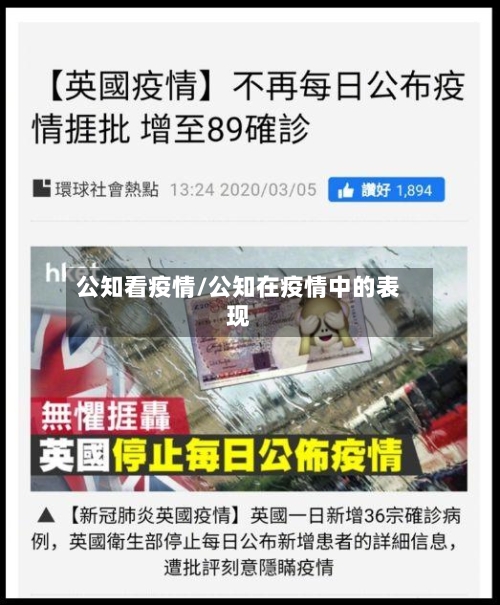 公知看疫情/公知在疫情中的表现