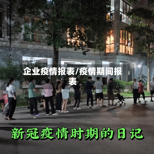 企业疫情报表/疫情期间报表